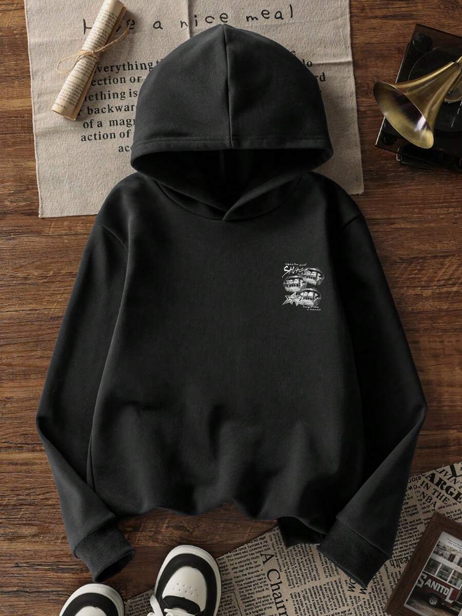 1 stuk: warme, dikke sweatshir - Winter Clothing Drawing recensie en prijs