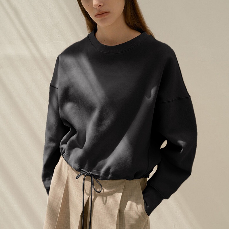 Vrouwen losse cropped jas casu - Winter Clothing Drawing recensie en prijs